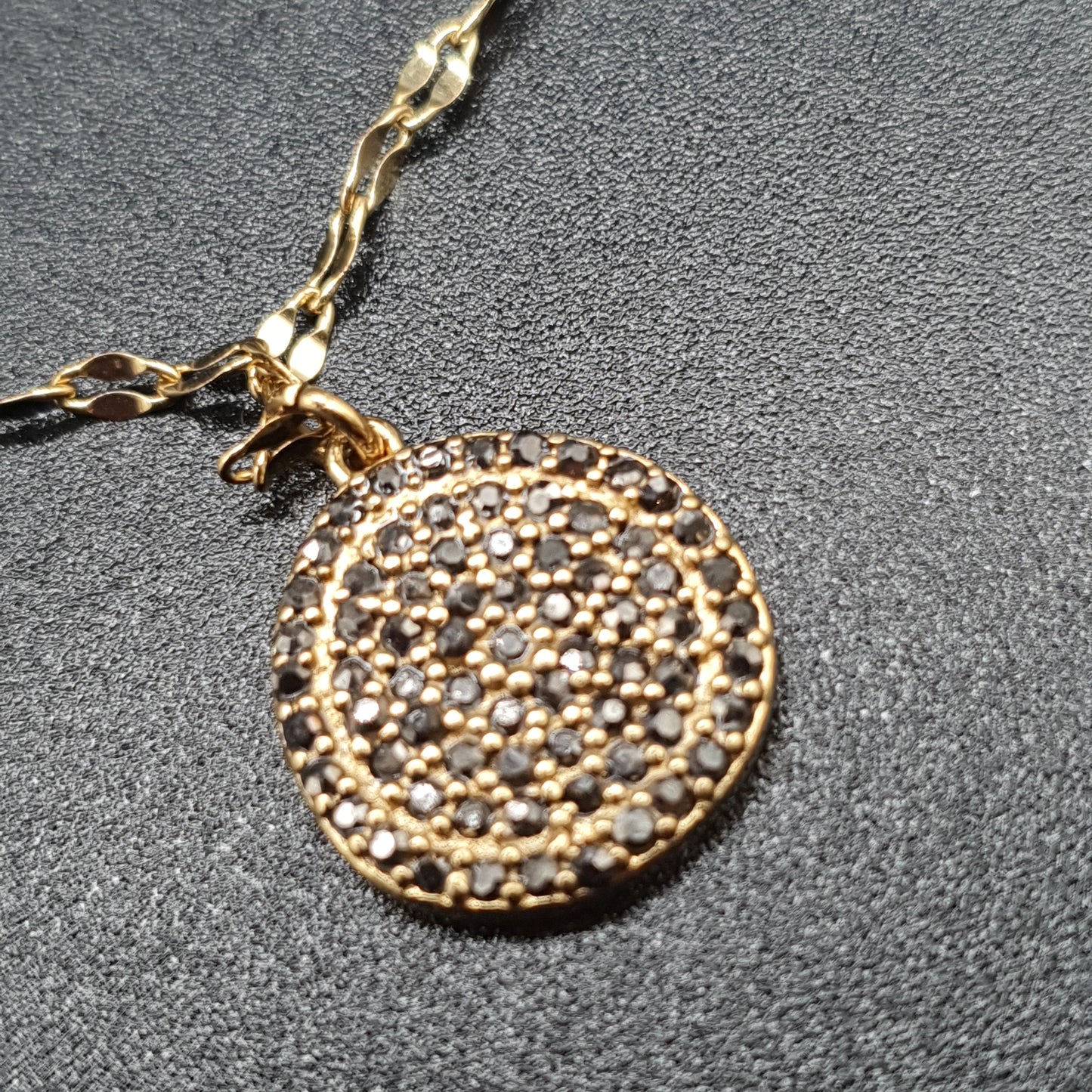 Parure collier et bracelet dorés maille torsadée cœur