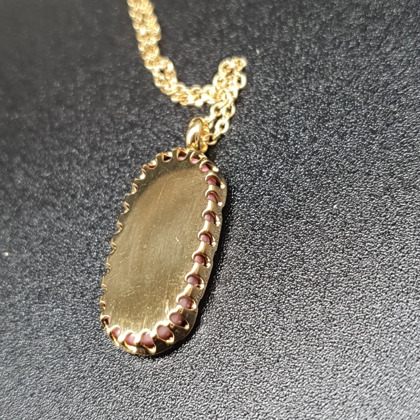 Parure dorée acier inoxydable pendentif nacré rose étoile polaire