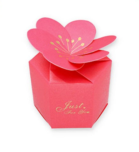 Boîte fleur – Rose intense – Just for You : parfaite pour un cadeau romantique