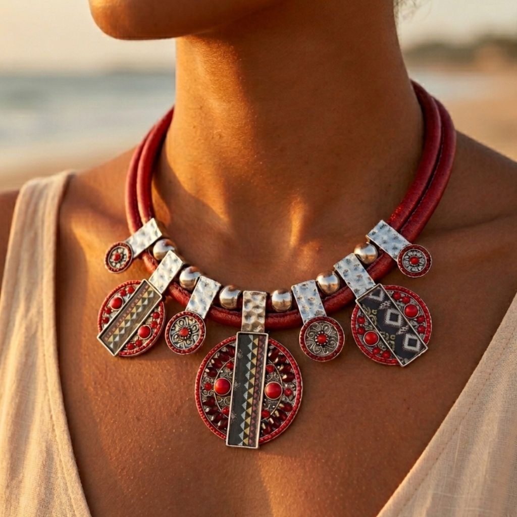 Collier Plastron Bohème Chic